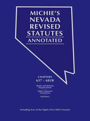 cover image of Michie's Nevada Revised Statutes Annotated